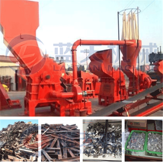 Waste iron scrap crusher