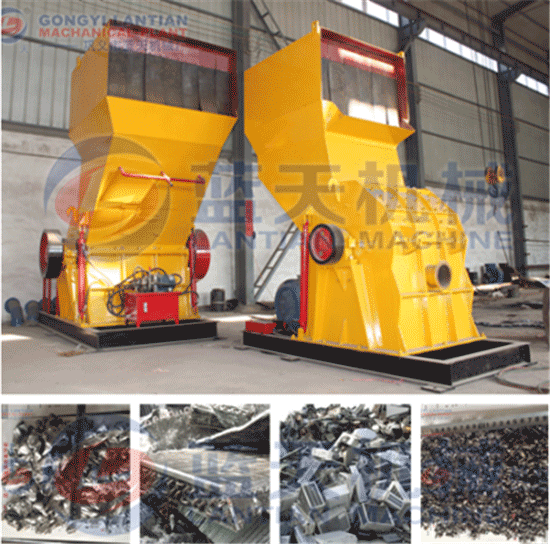 Radiator scrap crusher