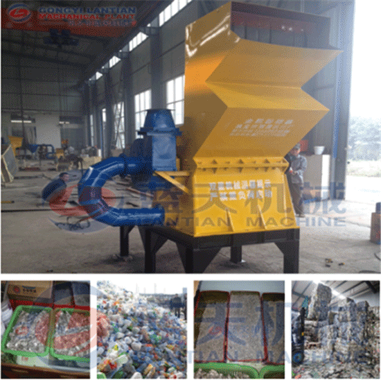 Thin plastic scrap crusher