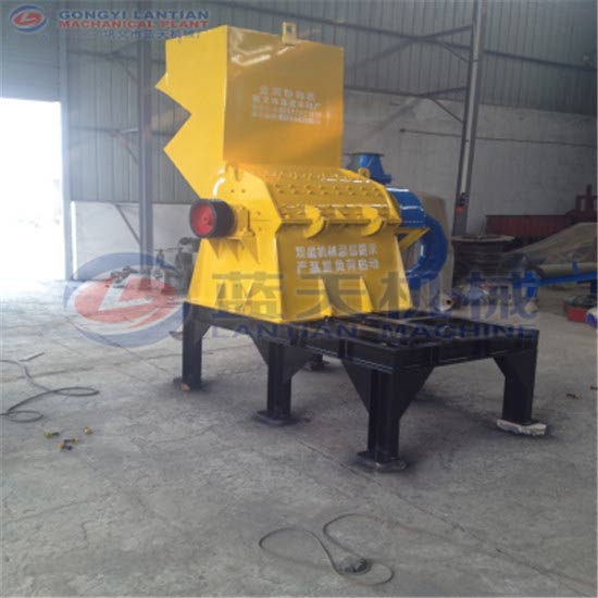 Thin plastic scrap crusher