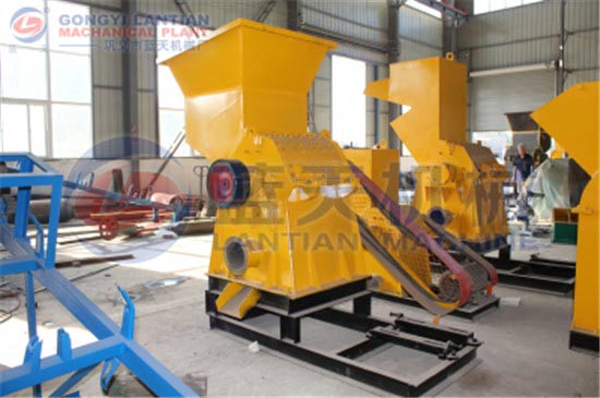 Waste rubber crusher machine