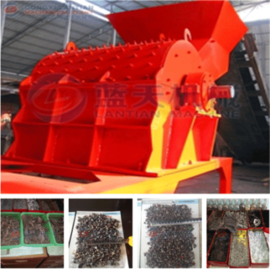 Scrap steel crusher machine