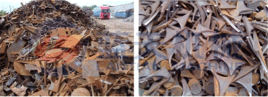 Scrap steel crusher machine